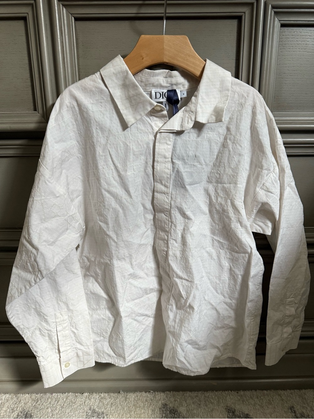 Dior Button-Front Collared Shirt